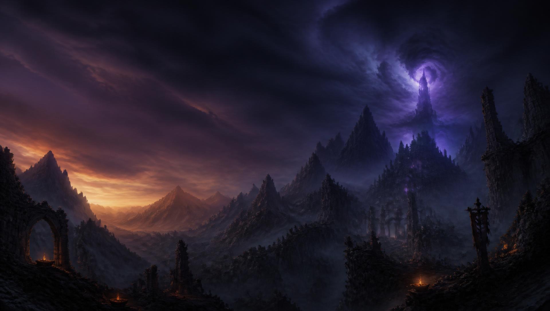 WoW fantasy landscape
